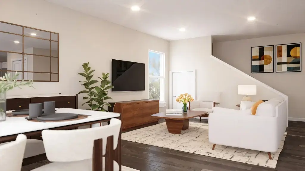 Corsica Villas at Euclid Avenue living room